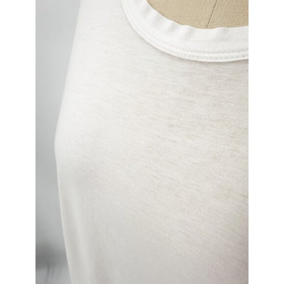 James Perse Vintage Boxy Tee White Long Sleeve Cotton Womens 3/L - Picture 3 of 10